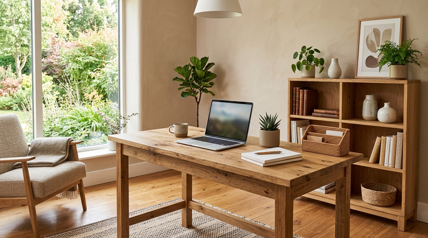 Мебель из массива для тех, кто работает из дома: баланс работы и отдыха в одном пространстве